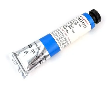 Olejová farba Umton, azúrová modrá, 20ml