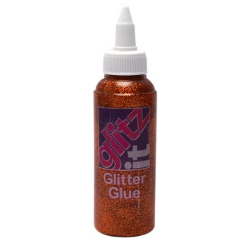 Glitrové lepidlo, meď, 120ml