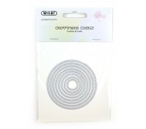 Vyrezávacia šablóna Wiler, Kruhy hladké s prešívaním 8ks