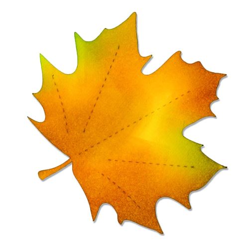 Vyrezávacia šablóna Sizzix, Javorový list