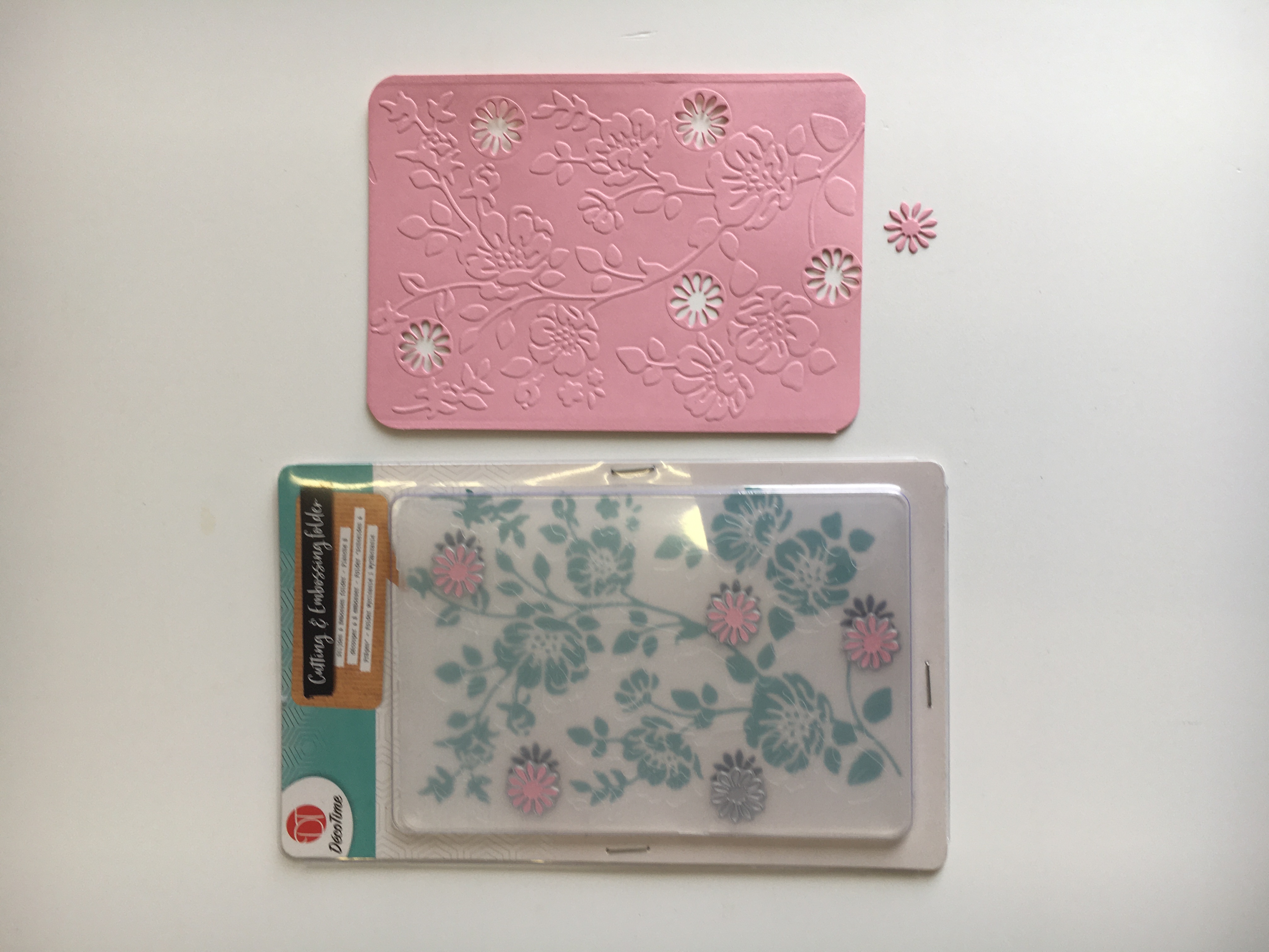 Embosovacia kapsa s vyrezávacou šablónou, Kvetiny a stonky