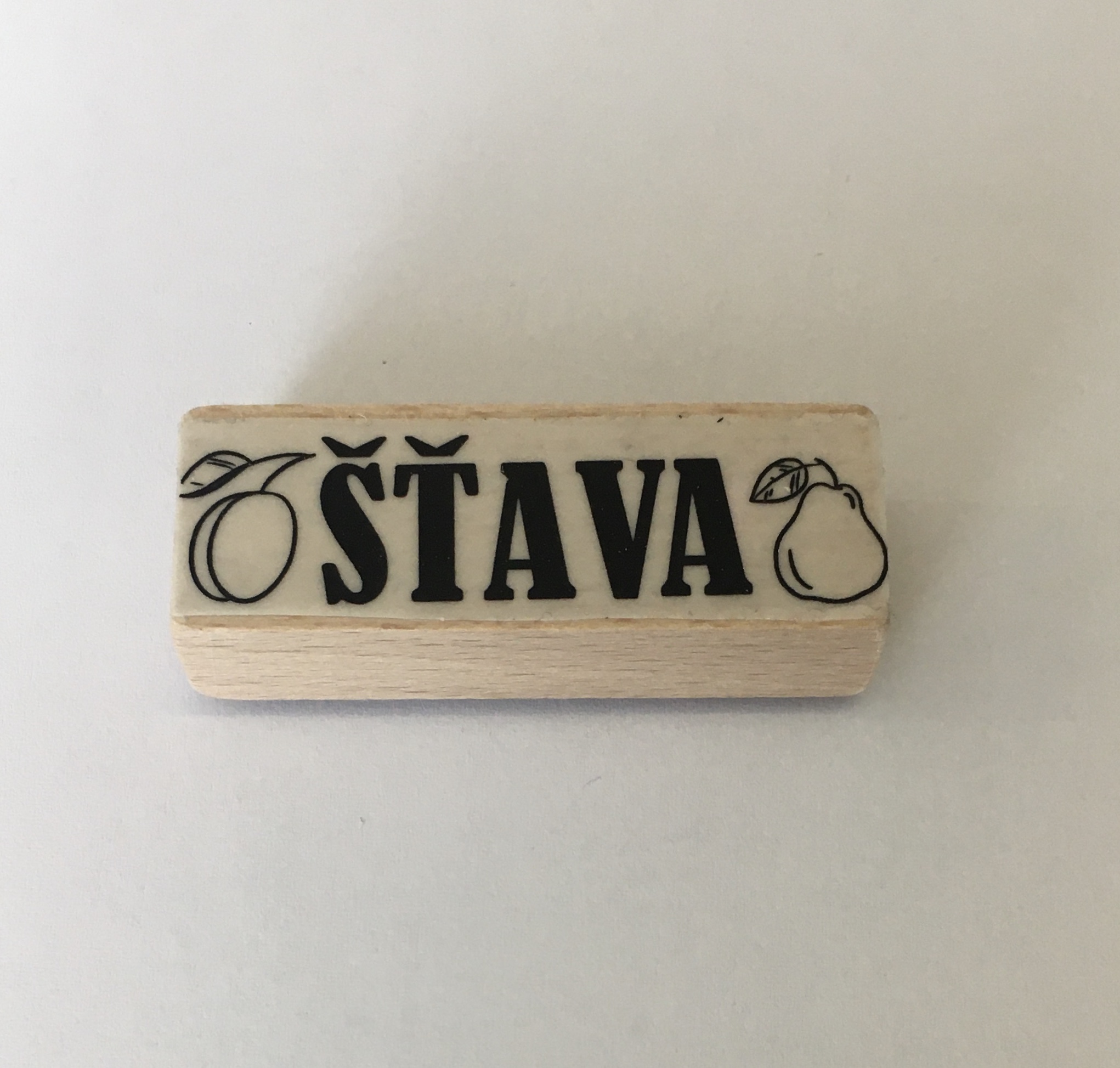 Pečiatka ŠŤAVA - keta, 55 x 20mm