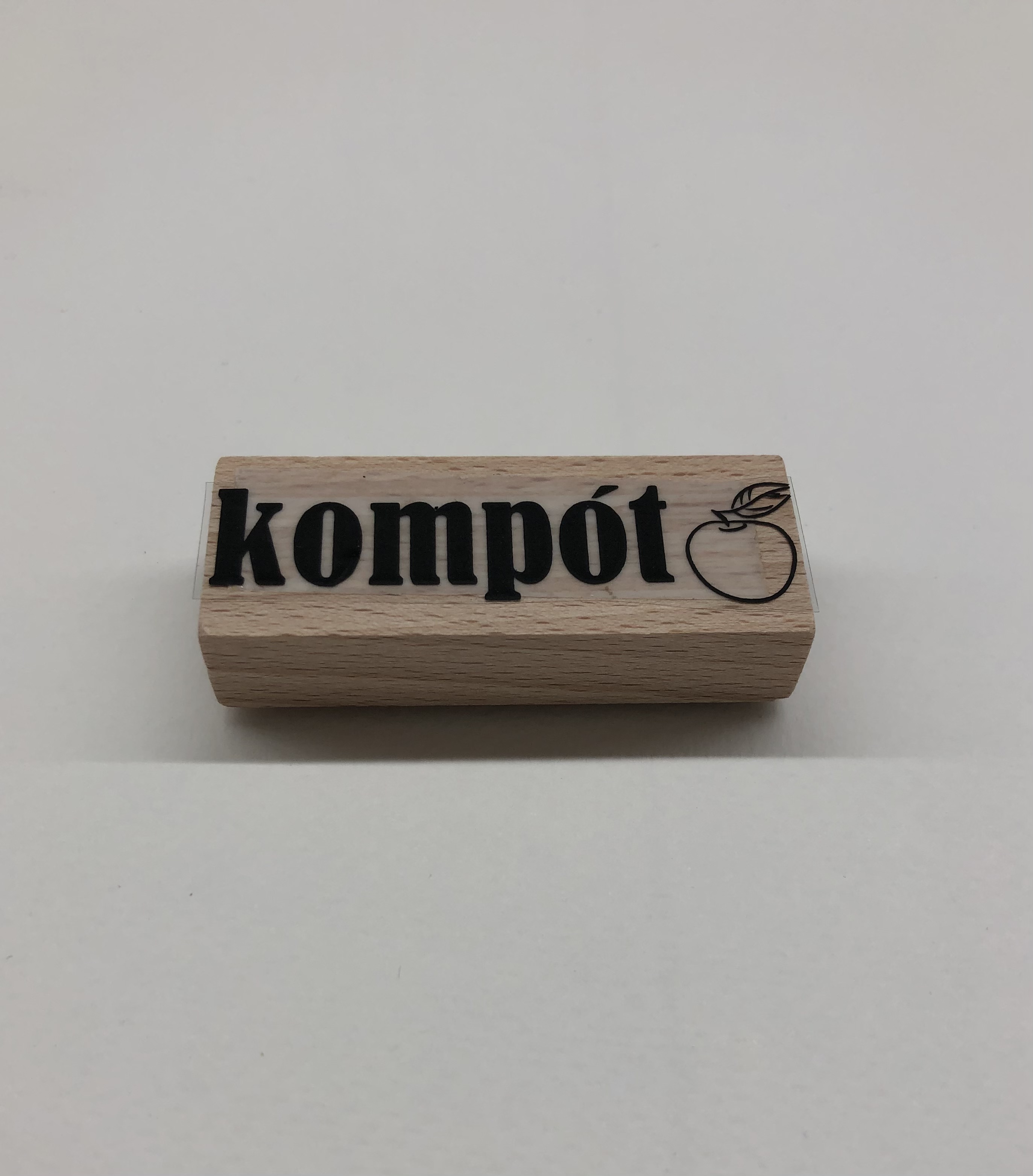 Pečiatka Kompót - keta, 60x20mm