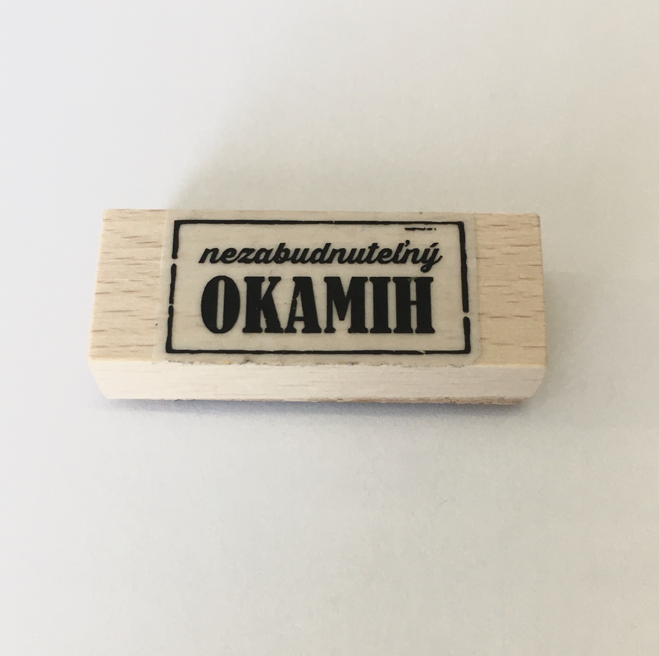 Pečiatka Nezabudnuteľný okamih - keta,40 x20mm