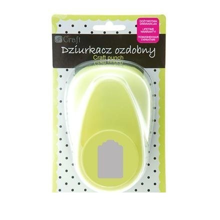 Výsekový strojček 5cm, Etiketa