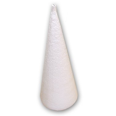 Polystyrénový kúžeľ 15cm, 8cm priemer