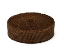 Jutová stuha 4cm šírka, hnedá