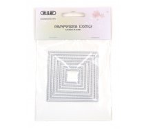 Vyrezávacia šablóna Wiler,prešívané štvorce,7ks