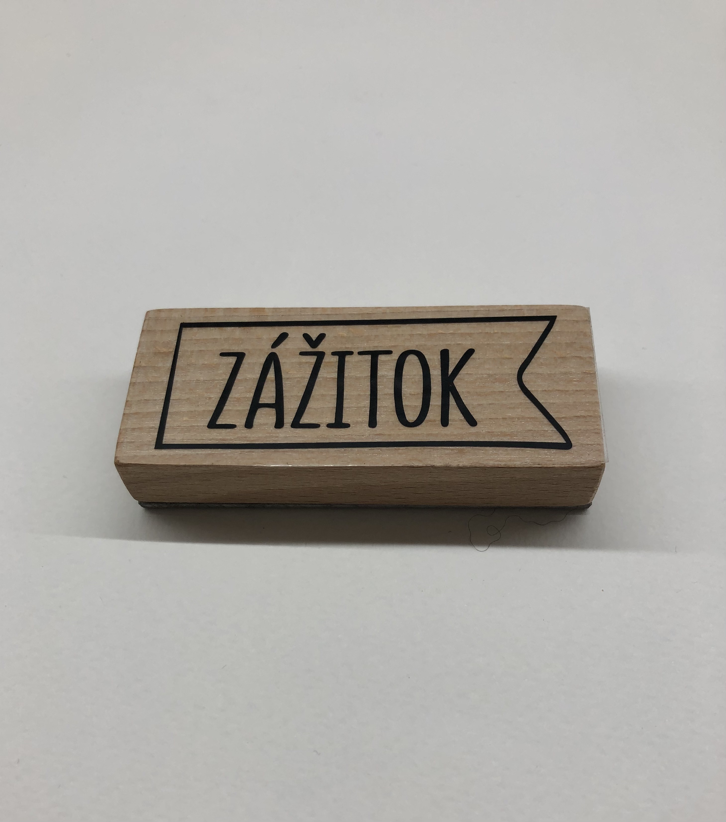 Pečiatka Zážitok, 7,5 x3cmm