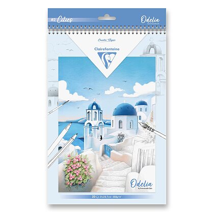 Umelecká akvarelová omaľovánka Svetové miestaCW, 28x 250g