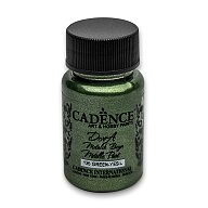 Akrylová barva Cadence Dora Metallic, 50 ml - zelená