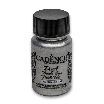 Akrylová barva Cadence Dora Metallic, 50 ml - strieborná