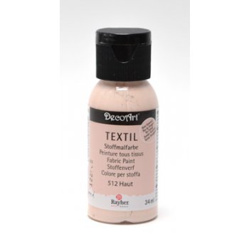 Farba na textil nezažehlovacia, telová 512