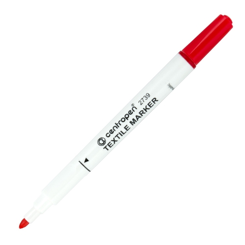 Fixa na textil centropen, červená