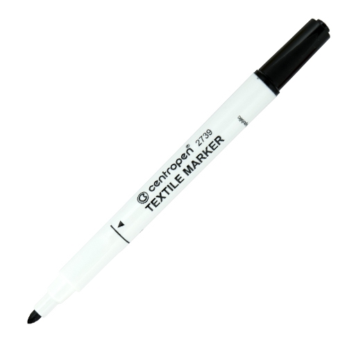 Fixa na textil Centropen, čierna