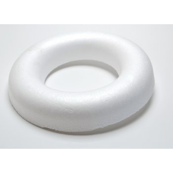 Polystyrénový veniec plochý, priemer 25cm