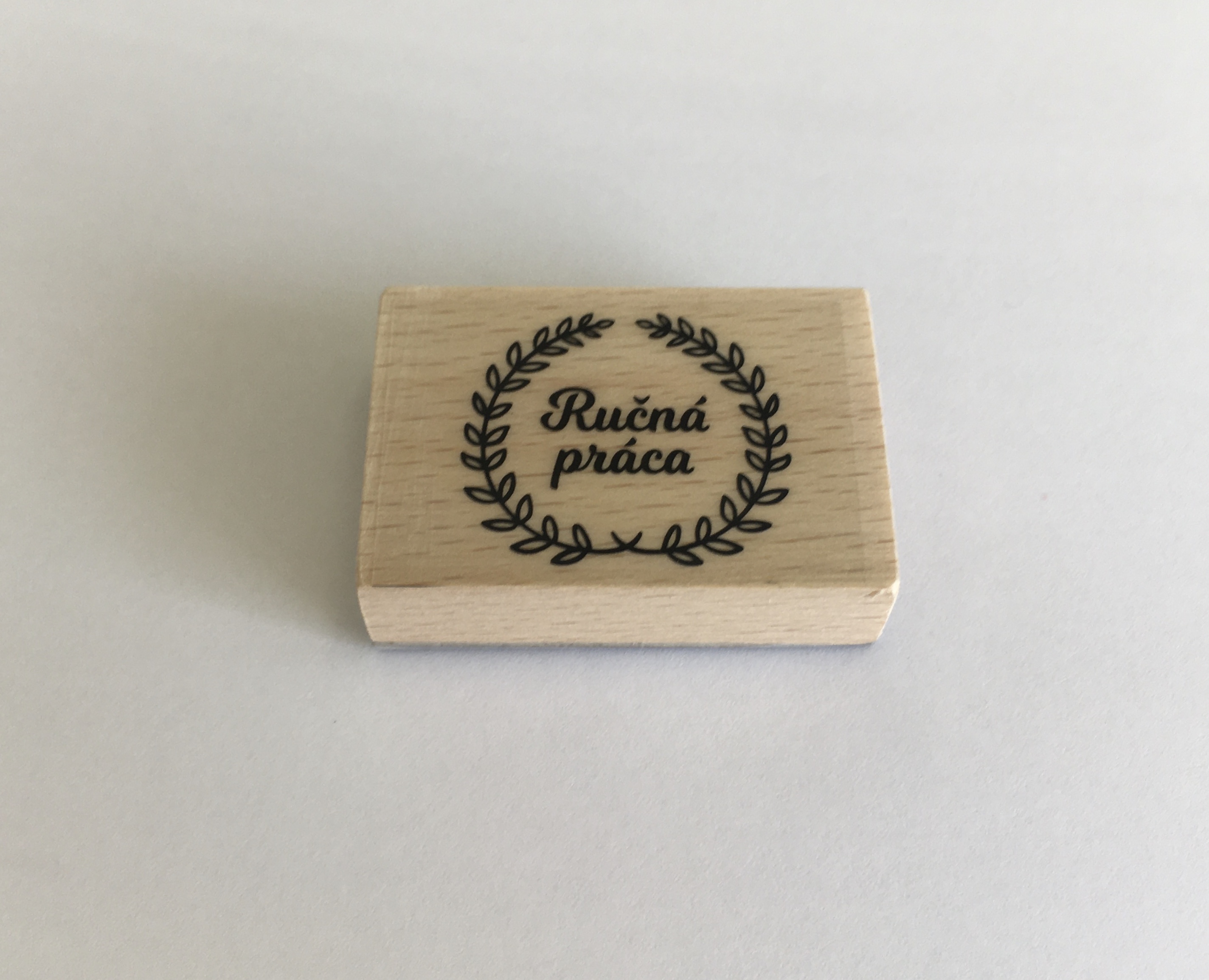 Pečiatka Ručná práca 46x31mm