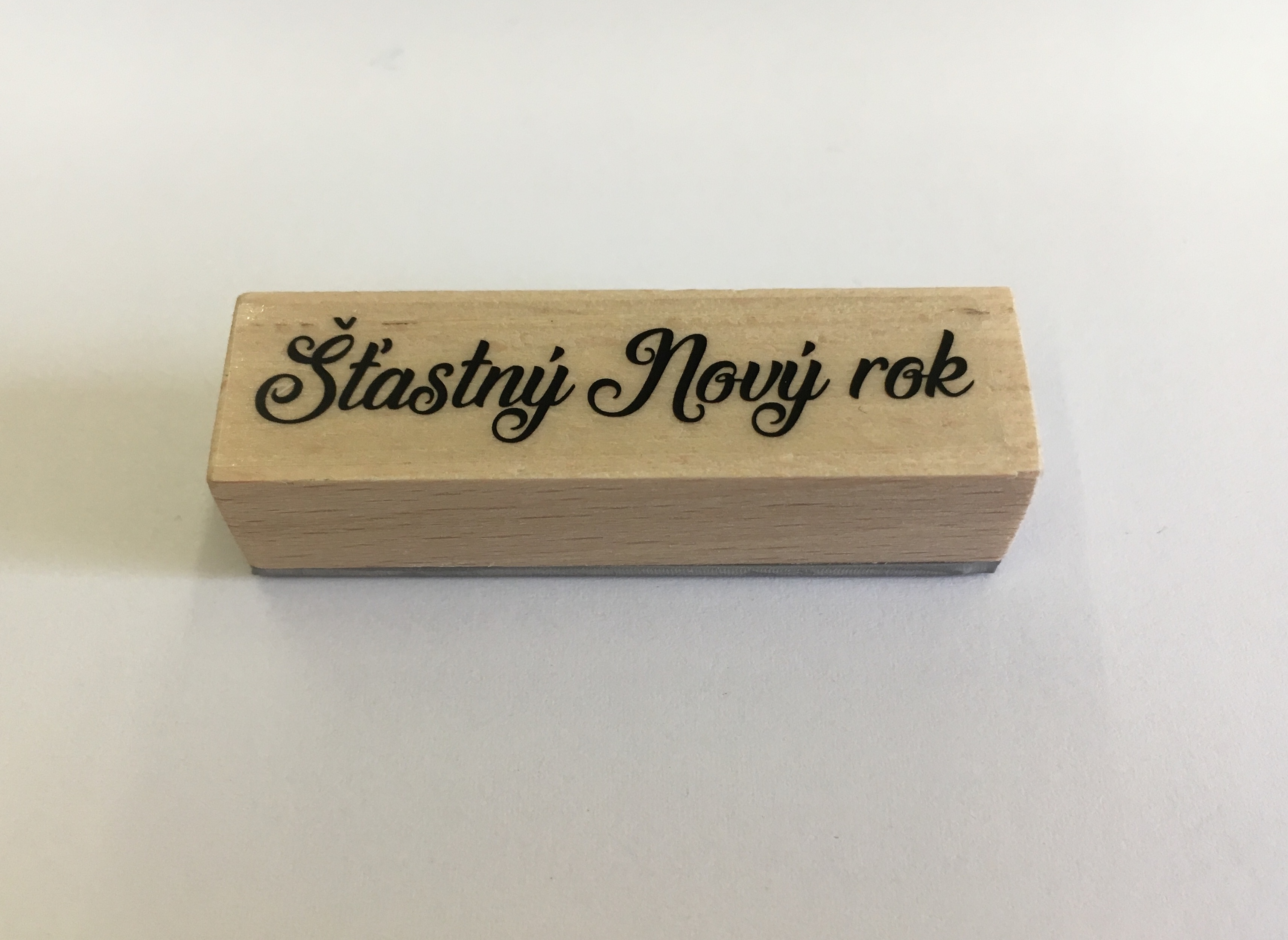 Pečiatka Šťastný Nový rok 56x16mm