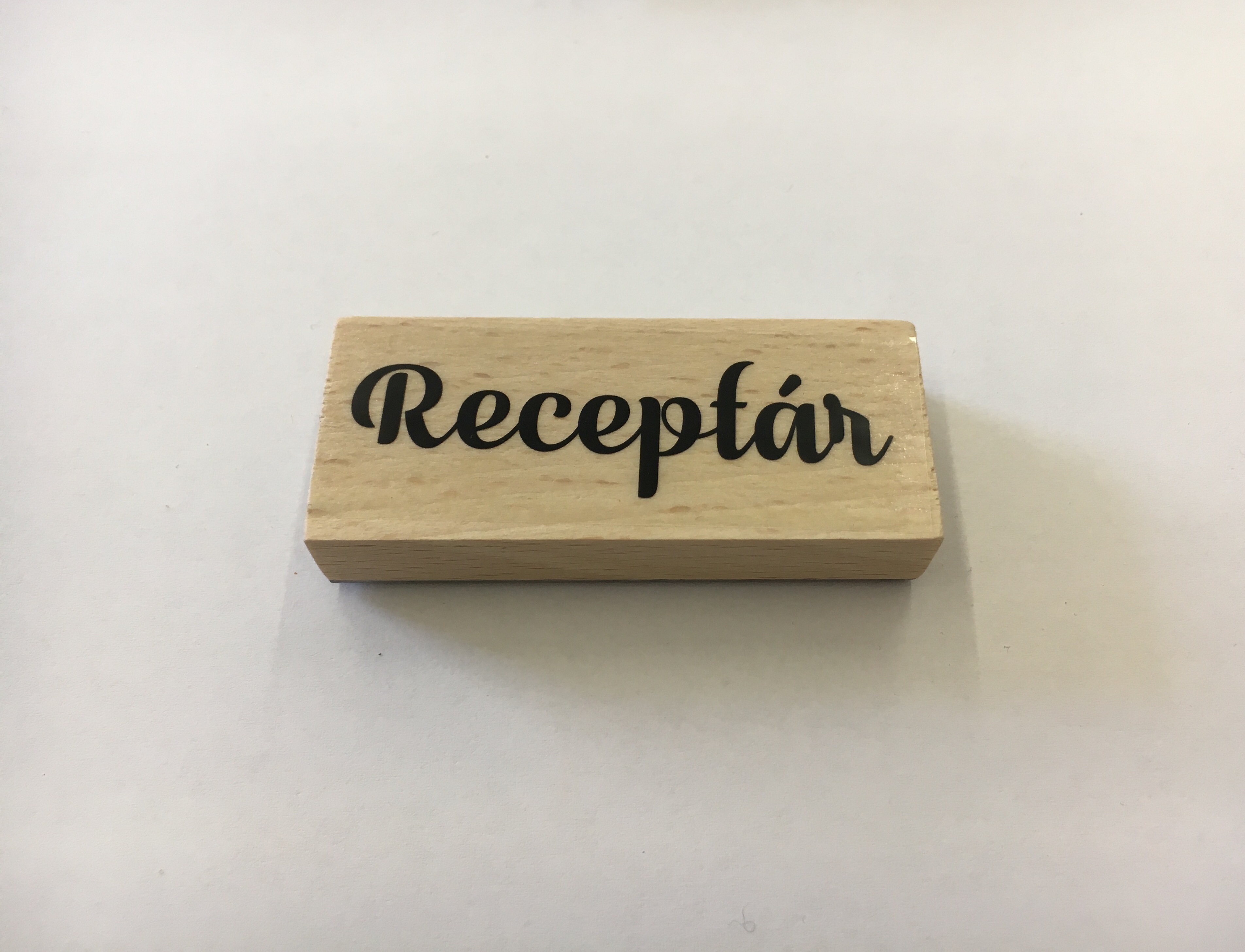 Pečiatka Receptár 74x31mm