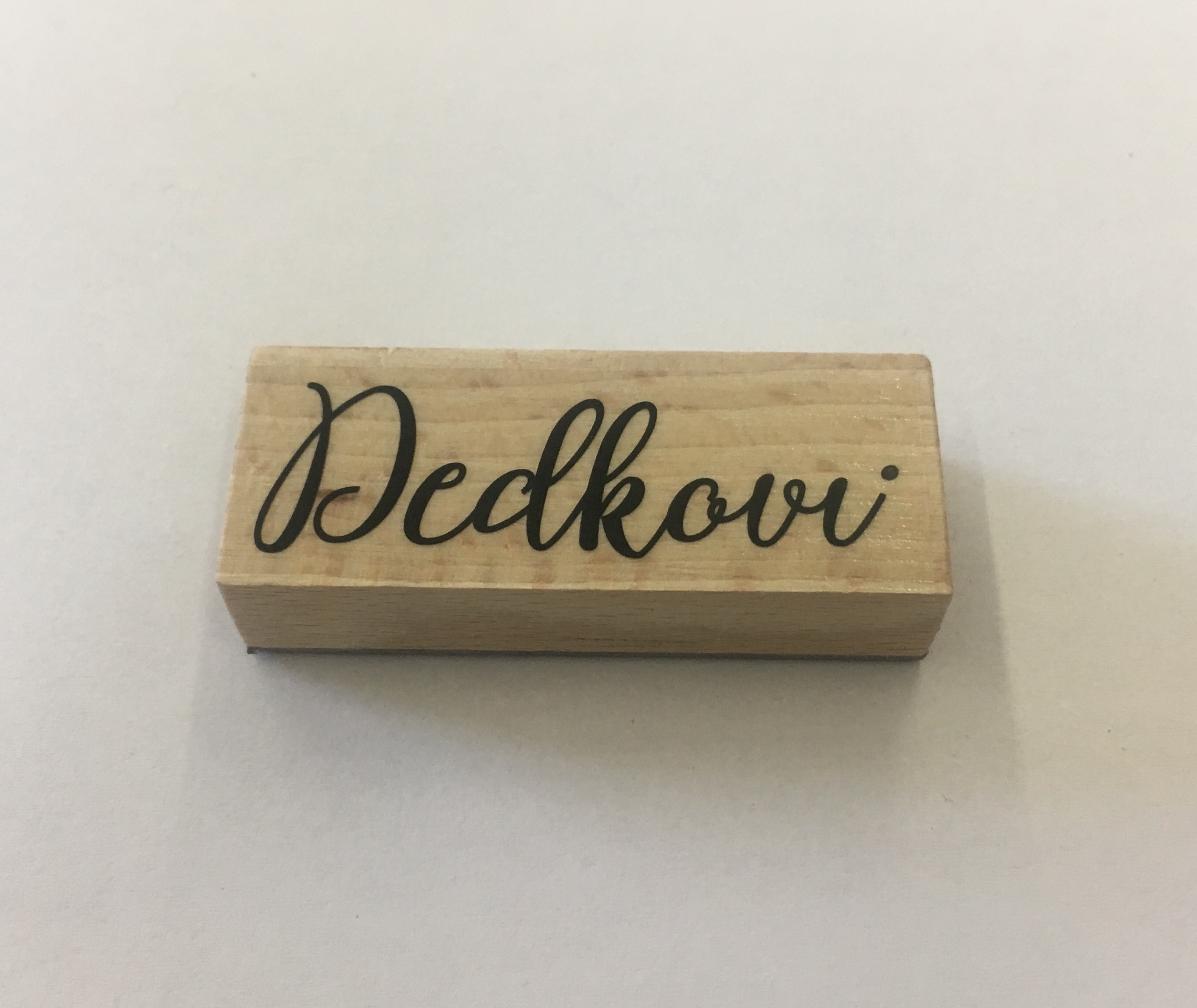 Pečiatka Dedkovi II 57x22mm