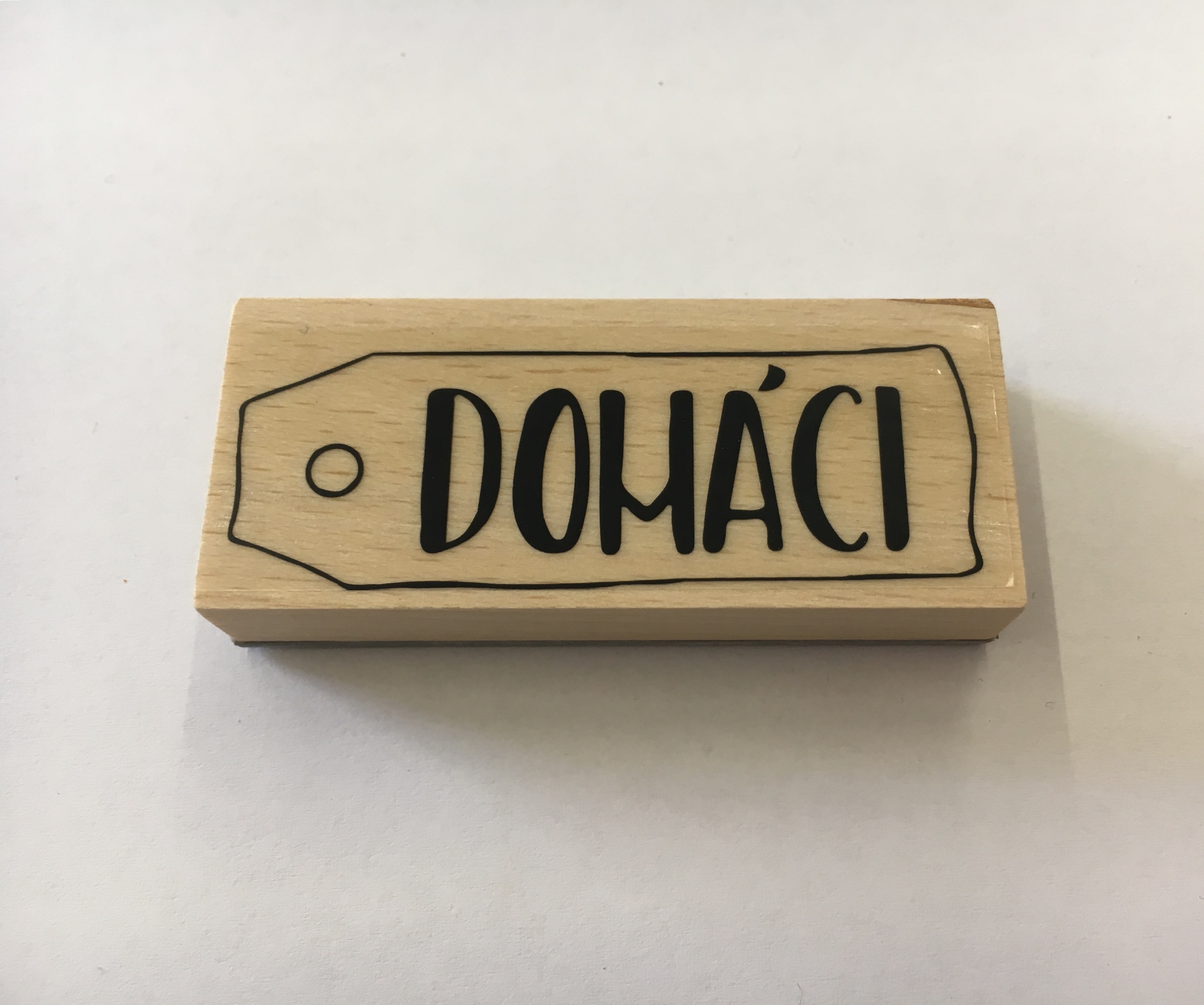 Pečiatka Domáci 74x31mm