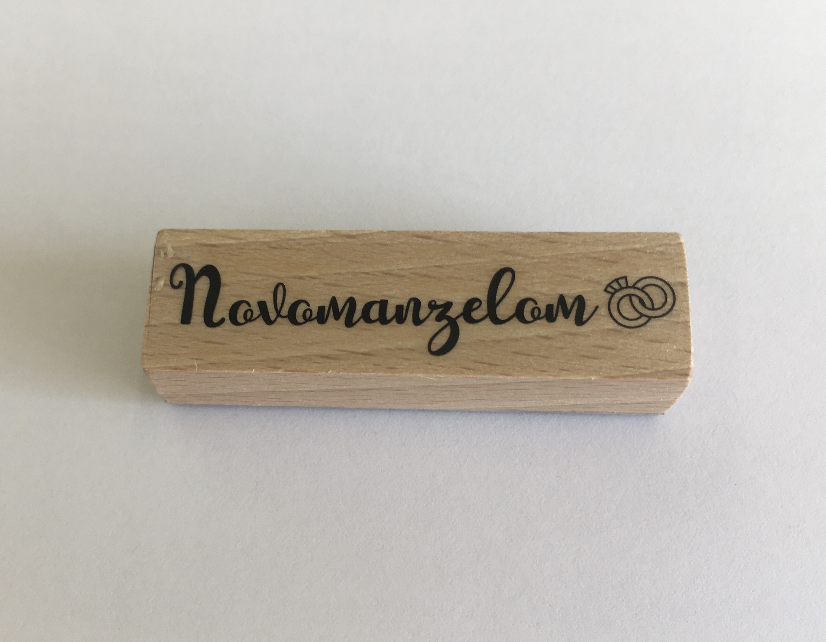 Pečiatka Novomanželom 56x16mm