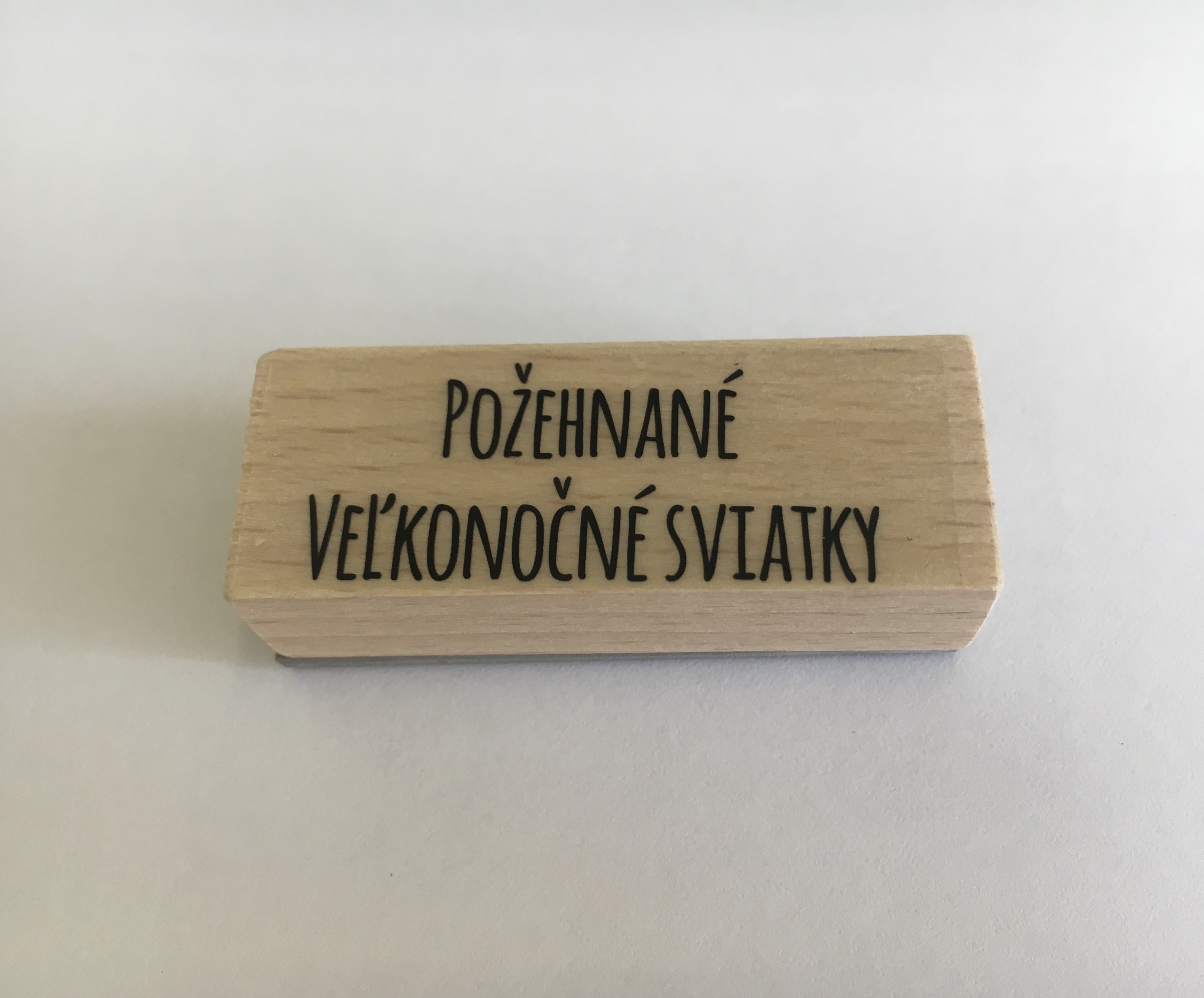 Pečiatka Požehnané Veľkonočné sviatky 50x19mm