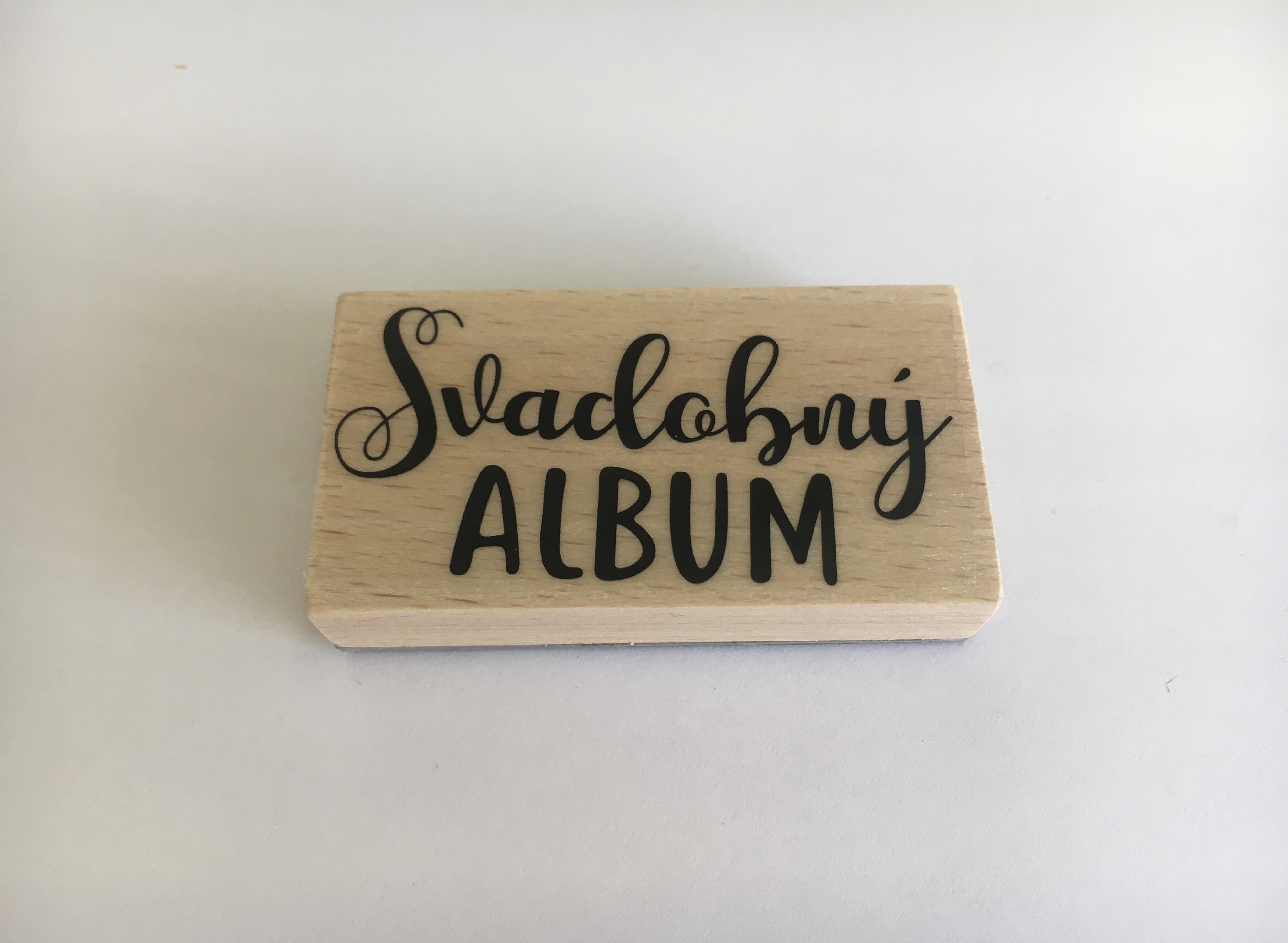 Pečiatka Svadobný album 65x35mm