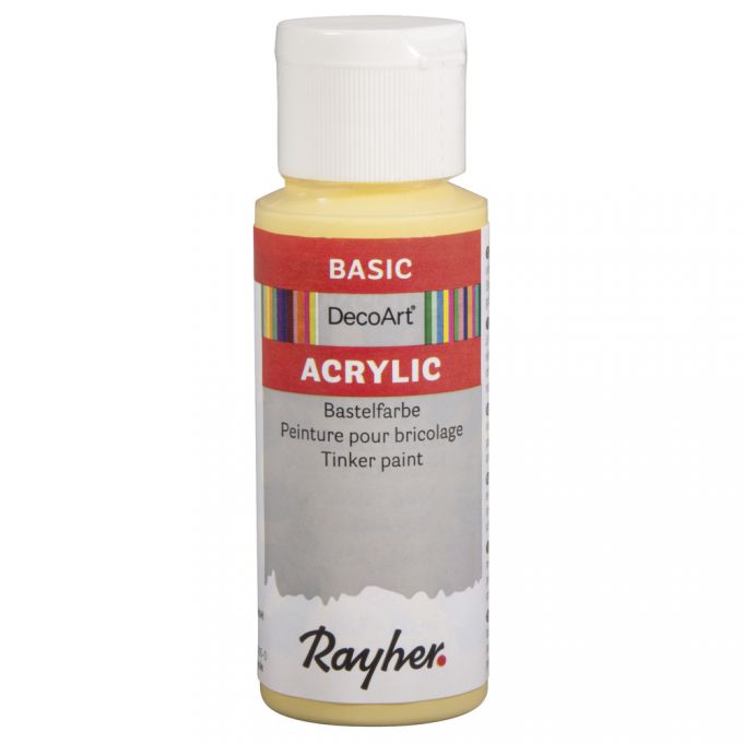 Basic akrylová farba 59 ml, citronovo žltá