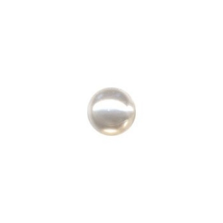  Sklenené voskované perly, 6 mm, balenie 36 ks, biele
