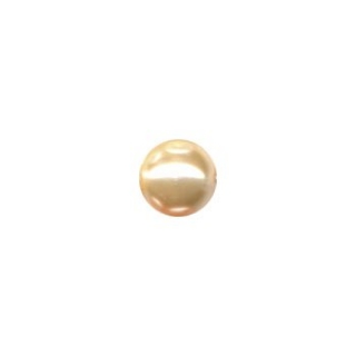 Sklenené voskované perly, krémové, 6 mm, balenie 36 ks