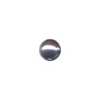  Sklenené voskované perly, 6 mm, balenie 36 ks, sv. šedé