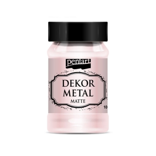 Akrylová farba Dekor Metal matná 100 ml, ružovo zlatá