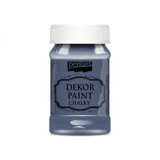 Kriedová farba, Dekor paint, 100ml, atramentová modrá