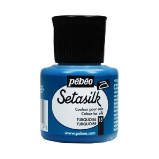 Farba na hodváb Setasilk 45ml, 15 Turquoise