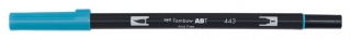 Tombow ABT akvarelový Dual Brush Pen, turquoise 443