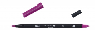 Tombow ABT akvarelový Dual Brush Pen, deep magenta 685 