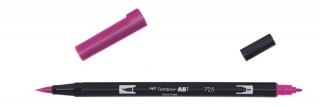 Tombow ABT akvarelový Dual Brush Pen, rhodamine red 725
