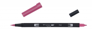Tombow ABT akvarelový Dual Brush Pen, hot pink 743