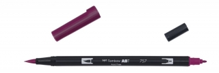 Tombow ABT akvarelový Dual Brush Pen, port red 757