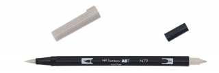 Tombow ABT akvarelový Dual Brush Pen, warm grey 2 N79