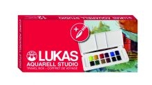 Sada akvarelových farieb Lukas 12ks, štetec, plastový box