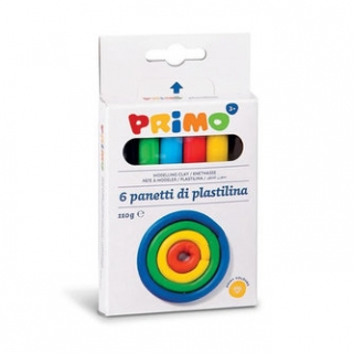 Plastelina PRIMO 6x18g mix farieb