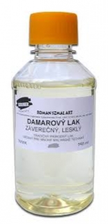 Damarový záverečný lak lesklý 150ml