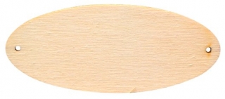 Drevený výrez oválik 1, 9,5 cm