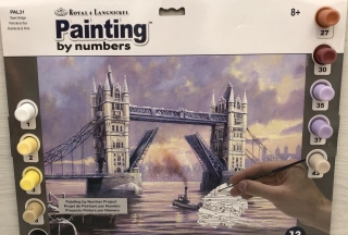 Maľovanie podľa čísel, plátno - Most
