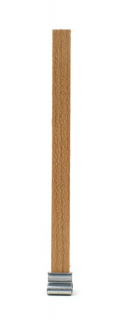 Drevený knot Wooden wick, imituje praskanie v krbe,13 cm