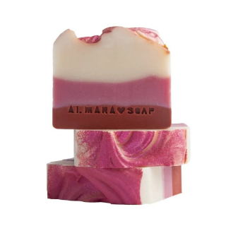 Ručne vyrobené mydlo Almara soap - Božská malina, 100g