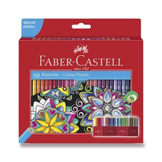Pastelky šesťhranné Faber Castell, 60ks